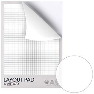 ARTWAY Skizzenblock mit Raster 60 g/m² 35 Blatt A4, durchsichtig ARTWAY Skizzenblock mit Raster 60 g/m² 35 Blatt A4, durchsichtig