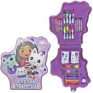 CERDÁ LIFE'S LITTLE MOMENTS Gabbys Puppenhaus-Kunstset mit speziell geformtem Koffer und farbenfrohem Zubehör – Kreativset für Kinder mit Wasserfarben, Buntstiften und Markern für Mädchen und Gabbys Puppenhaus-Fans CERDÁ LIFE'S LITTLE MOMENTS Gabbys Puppenhaus-Kunstset mit speziell geformtem Koffer und farbenfrohem Zubehör – Kreativset für Kinder mit Wasserfarben, Buntstiften und Markern für Mädchen und Gabbys Puppenhaus-Fans