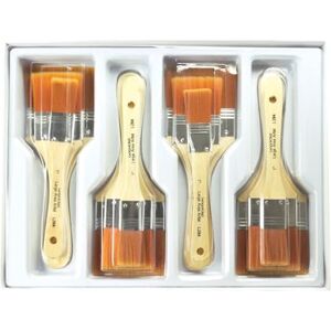 Royal & Langnickel RCVP-113 Gold Taklon breites Universalpinsel Set Royal & Langnickel RCVP-113 Gold Taklon breites Universalpinsel Set