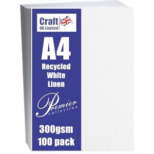 Craft UK Premium A4 Leinenpapier - Papierpackung Craft UK Premium A4 Leinenpapier - Papierpackung