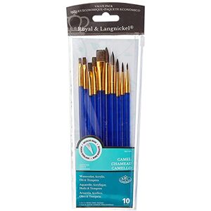 Royal & Langnickel SVP6 10-teiliges preisgünstiges, Super Value Marderhaar-Pinsel Set Royal & Langnickel SVP6 10-teiliges preisgünstiges, Super Value Marderhaar-Pinsel Set
