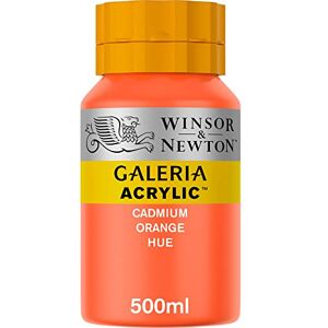 Winsor & Newton 2150090 Galeria Acrylfarbe, hohe Pigmentierung, lichtecht, buttrige Konsistenz, 500 ml Topf Kadmiumorange Winsor & Newton 2150090 Galeria Acrylfarbe, hohe Pigmentierung, lichtecht, buttrige Konsistenz, 500 ml Topf Kadmiumorange