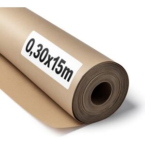 OFITURIA Naturbraunes Kraftpapier 70 g/m² – Rolle 0,30×15 m – Pack mit 3 Rollen – Recyclingpapier für Verpackungen, Basteln und Dekoration – Reißfest – Geeignet für Acryl- und Ölfarben OFITURIA Naturbraunes Kraftpapier 70 g/m² – Rolle 0,30×15 m – Pack mit 3 Rollen – Recyclingpapier für Verpackungen, Basteln und Dekoration – Reißfest – Geeignet für Acryl- und Ölfarben