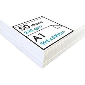 ARTWAY Studio A1 Gemischte Medien Papier Ideal für Multimedia-Anwendungen 240gsm – A1 (50 Blätter), weiß ARTWAY Studio A1 Gemischte Medien Papier Ideal für Multimedia-Anwendungen 240gsm – A1 (50 Blätter), weiß