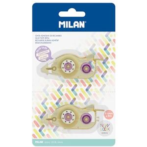 MILAN ® Blister 2 Ersatz-Klebeband, 8,4 mm x 8 m, Serie New Look MILAN ® Blister 2 Ersatz-Klebeband, 8,4 mm x 8 m, Serie New Look