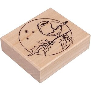 Rayher Stempel Holz "Robin", 6 x 7 cm, Stempel Weihnachten, Holzstempel zum Gestalten von Karten, Umschlägen, Geschenken, Motivstempel, Butterer Stempel, 29254000, Natur Rayher Stempel Holz "Robin", 6 x 7 cm, Stempel Weihnachten, Holzstempel zum Gestalten von Karten, Umschlägen, Geschenken, Motivstempel, Butterer Stempel, 29254000, Natur