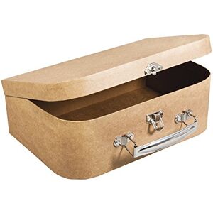Rayher Pappmache Koffer, mit Metall-Griff, Pappmache, Natur, 24 x 16 x 8 cm Rayher Pappmache Koffer, mit Metall-Griff, Pappmache, Natur, 24 x 16 x 8 cm