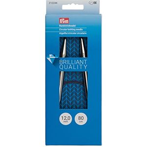 Prym 212244 Rundstricknadeln MS 80 cm 12,00 mm silberfarbig Prym 212244 Rundstricknadeln MS 80 cm 12,00 mm silberfarbig