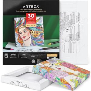 Arteza ARTZ-3562 Reisetagebuch zum Ausmalen - Farben & Entspannen Arteza ARTZ-3562 Reisetagebuch zum Ausmalen - Farben & Entspannen