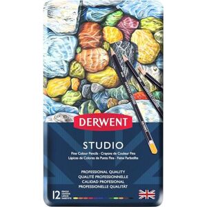 Derwent Studio Buntstifte, Zeichnen & Ausmalen, 12er-Set, Ideal für Illustrationen & Detaillierung, Professionelle Qualität, 32196 Derwent Studio Buntstifte, Zeichnen & Ausmalen, 12er-Set, Ideal für Illustrationen & Detaillierung, Professionelle Qualität, 32196