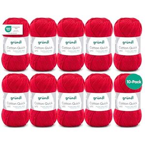 Gründl Cotton Quick Uni - Vielseitige 100% Baumwollgarn zum Stricken & Häkeln Gründl Cotton Quick Uni - Vielseitige 100% Baumwollgarn zum Stricken & Häkeln
