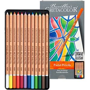 Cretacolor Pastel Pencils, Pastellstifte mit hoher Lichtechtheit, 12 Farben Cretacolor Pastel Pencils, Pastellstifte mit hoher Lichtechtheit, 12 Farben