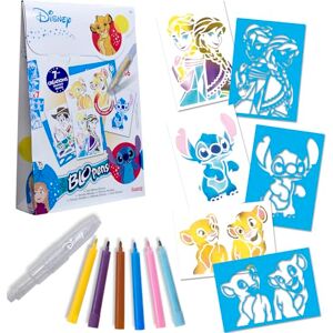 Lansay BLOPENS Disney Helden Pustestifte Malset für Kinder ab 5 Jahren Airbrush-Effekt Set inkl. 6 Stiften & 7 Schablonen (Stitch, Simba, Elsa) Kreative Bastelaktivität Disney Lansay BLOPENS Disney Helden Pustestifte Malset für Kinder ab 5 Jahren Airbrush-Effekt Set inkl. 6 Stiften & 7 Schablonen (Stitch, Simba, Elsa) Kreative Bastelaktivität Disney