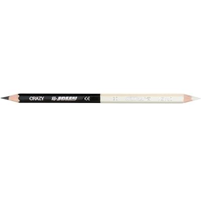 JOLLY Superstick Crazy Einzelstift schwarz weiss, Sechskant Buntstifte, 12er Packung, Doppelspitze, bruchsicher, ungiftig, extra dicke Mine JOLLY Superstick Crazy Einzelstift schwarz weiss, Sechskant Buntstifte, 12er Packung, Doppelspitze, bruchsicher, ungiftig, extra dicke Mine