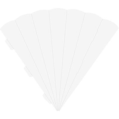 Heyda Schultüten-Zuschnitt 69 cm Papier Schultüte basteln Schule Weiß Heyda Schultüten-Zuschnitt 69 cm Papier Schultüte basteln Schule Weiß