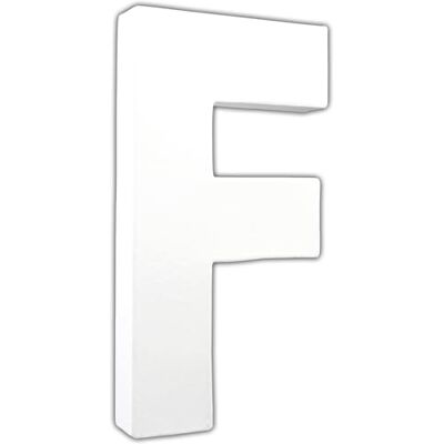 décopatch AC705Cpack 3x Buchstabe F aus Pappmaché 3x10,5x20,5cm Weiß décopatch AC705Cpack 3x Buchstabe F aus Pappmaché 3x10,5x20,5cm Weiß
