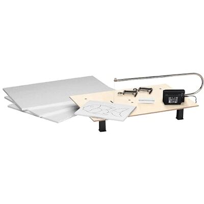 Pebaro 802 Styroporschneide Tischgerät für Profis,Tischgröße 33 x 50 cm, 230V, , Heißdrahtschneider, inkl. Styroporplatten und Ersatzschneidedraht, Basteln und Gestalten mit Styropor Pebaro 802 Styroporschneide Tischgerät für Profis,Tischgröße 33 x 50 cm, 230V, , Heißdrahtschneider, inkl. Styroporplatten und Ersatzschneidedraht, Basteln und Gestalten mit Styropor