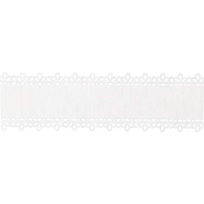 Heyda Papierspitze 35mm 200cm Blanko ws Heyda Papierspitze 35mm 200cm Blanko ws