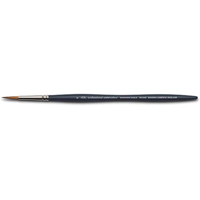 Winsor & Newton 5011106 Professional Aquarellpinsel, Malpinsel für Aquarellfarben mit synthetischen Fasern, ergonomischer Griff, langlebig & formstabil, kurze Stiel Rundpinsel Nr. 6 Winsor & Newton 5011106 Professional Aquarellpinsel, Malpinsel für Aquarellfarben mit synthetischen Fasern, ergonomischer Griff, langlebig & formstabil, kurze Stiel Rundpinsel Nr. 6