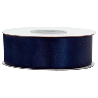Creativery Satinband 25mm x 25m Rolle FARBAUSWAHL in 3/6/12/18/25/38/50/75/100mm farbecht & waschbar Schleifenband für Hochzeit Geschenkband zum Verpacken Dekorieren Basteln Dunkelblau 370 Creativery Satinband 25mm x 25m Rolle FARBAUSWAHL in 3/6/12/18/25/38/50/75/100mm farbecht & waschbar Schleifenband für Hochzeit Geschenkband zum Verpacken Dekorieren Basteln Dunkelblau 370