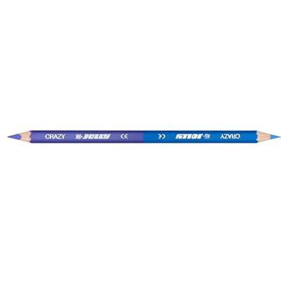 JOLLY Superstick Crazy Einzelstift hellviolett hellblau, Sechskant Buntstifte, 12er Packung, Doppelspitze, bruchsicher, ungiftig, extra dicke Mine JOLLY Superstick Crazy Einzelstift hellviolett hellblau, Sechskant Buntstifte, 12er Packung, Doppelspitze, bruchsicher, ungiftig, extra dicke Mine