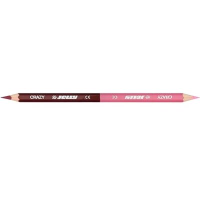 JOLLY Superstick Crazy Einzelstift purpur rosa, Sechskant Buntstifte, 12er Packung, Doppelspitze, bruchsicher, ungiftig, extra dicke Mine JOLLY Superstick Crazy Einzelstift purpur rosa, Sechskant Buntstifte, 12er Packung, Doppelspitze, bruchsicher, ungiftig, extra dicke Mine