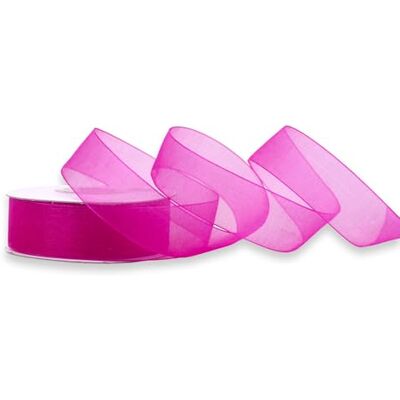 Creativery butterfly 32m Organzaband 25mm / 22 Farben wählbar (051 Fuchsia) Creativery butterfly 32m Organzaband 25mm / 22 Farben wählbar (051 Fuchsia)