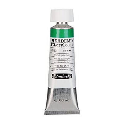 Schmincke AKADEMIE Acryl color Phthalogrün hell in 60 ml-Tube, 23 553 011 Schmincke AKADEMIE Acryl color Phthalogrün hell in 60 ml-Tube, 23 553 011