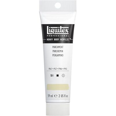 Liquitex 1045436 Professional Heavy Body Acrylfarbe in Künstlerqualität mit ausgezeichneter Lichtechtheit in buttriger Konsistenz, 59ml Tube Pergament Liquitex 1045436 Professional Heavy Body Acrylfarbe in Künstlerqualität mit ausgezeichneter Lichtechtheit in buttriger Konsistenz, 59ml Tube Pergament