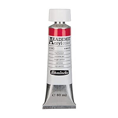 Schmincke AKADEMIE Acryl color Karminrot in 60 ml-Tube, 23 340 011 Schmincke AKADEMIE Acryl color Karminrot in 60 ml-Tube, 23 340 011