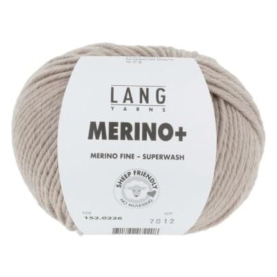 Lang Yarns Merino + 0226 beige melange Lang Yarns Merino + 0226 beige melange
