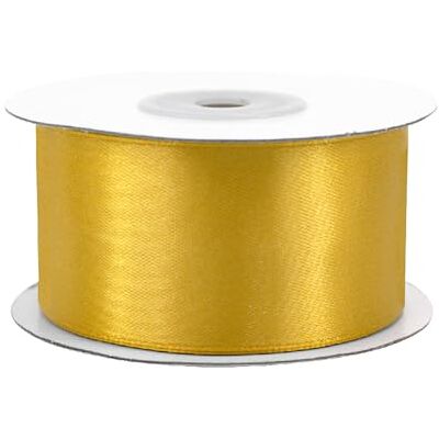 Creativery Satinband 38mm x 25m Rolle FARBAUSWAHL in 3/6/12/18/25/38/50/75/100mm farbecht & waschbar Schleifenband für Hochzeit Geschenkband zum Verpacken Dekorieren Basteln Gold 687 Creativery Satinband 38mm x 25m Rolle FARBAUSWAHL in 3/6/12/18/25/38/50/75/100mm farbecht & waschbar Schleifenband für Hochzeit Geschenkband zum Verpacken Dekorieren Basteln Gold 687