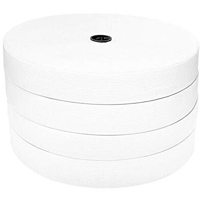 Creative Gummiband Breit, Breites Gummiband Nähen, Elastisches Band zum Nähen, Gummiband zum Nähen,Elastisches Farbband Nähen, ideal zum Nähen von Taillenbändern und Bastelzubehör(Weiß, 40 M x 35 MM) Creative Gummiband Breit, Breites Gummiband Nähen, Elastisches Band zum Nähen, Gummiband zum Nähen,Elastisches Farbband Nähen, ideal zum Nähen von Taillenbändern und Bastelzubehör(Weiß, 40 M x 35 MM)