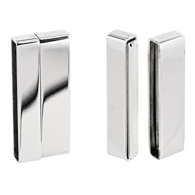 Auroris Flacher Magnetverschluss aus Edelstahl Loch: 30x3 mm 5 Stück Auroris Flacher Magnetverschluss aus Edelstahl Loch: 30x3 mm 5 Stück