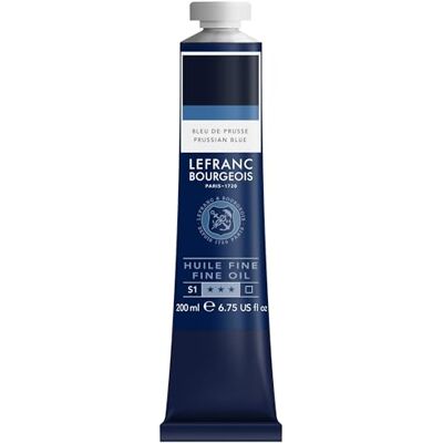 Lefranc Bourgeois 301823 Feine Ölfarbe in hervorragender Qualität,lichtecht mit gleichmäßige Konsistenz, 200ml Tube, ideal für Keilrahmen, Leinwand, Malkarton Kobaltblau Farbton Lefranc Bourgeois 301823 Feine Ölfarbe in hervorragender Qualität,lichtecht mit gleichmäßige Konsistenz, 200ml Tube, ideal für Keilrahmen, Leinwand, Malkarton Kobaltblau Farbton