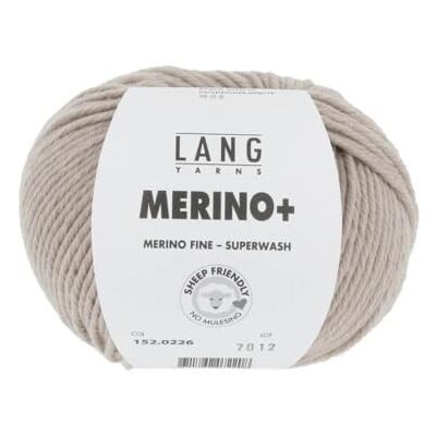 Lang Yarns Merino + 0226 beige melange Lang Yarns Merino + 0226 beige melange