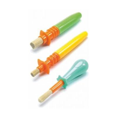 Djeco Farben für Kinder, 3 Pinsel (39007), mehrfarbig (1) Djeco Farben für Kinder, 3 Pinsel (39007), mehrfarbig (1)