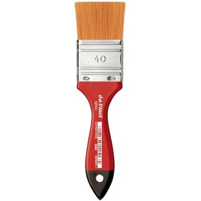 da Vinci , Spin, Acryl- Aquarellpinsel, Breit, Gr. 40, Synthetikfasern Feine Synthetikfasern mit hoher Farbaufnahme – ideal für Lavieren, Aquarellieren und flüssige Farben. da Vinci , Spin, Acryl- Aquarellpinsel, Breit, Gr. 40, Synthetikfasern Feine Synthetikfasern mit hoher Farbaufnahme – ideal für Lavieren, Aquarellieren und flüssige Farben.