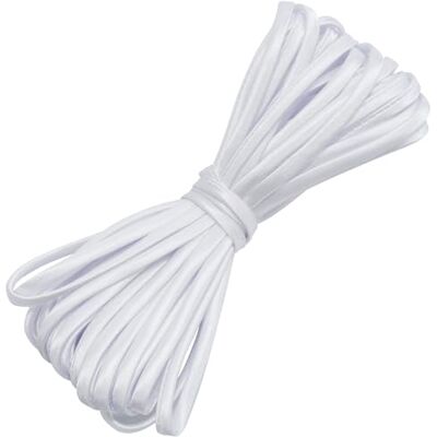 AERZETIX C77357 Ersatzband 9 Meter x 5 mm für Korsett aus natürlichem Material Farbe weiß AERZETIX C77357 Ersatzband 9 Meter x 5 mm für Korsett aus natürlichem Material Farbe weiß