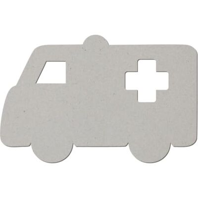 Bütic GmbH Pappe Krankenwagen Größe 5 bis 50cm, einzeln oder im Set mit 10, 25, 50 und 100 Stück erhältlich. Zum Basteln und Bemalen., Pack mit:10 Stück, Breite:16cm breit Bütic GmbH Pappe Krankenwagen Größe 5 bis 50cm, einzeln oder im Set mit 10, 25, 50 und 100 Stück erhältlich. Zum Basteln und Bemalen., Pack mit:10 Stück, Breite:16cm breit