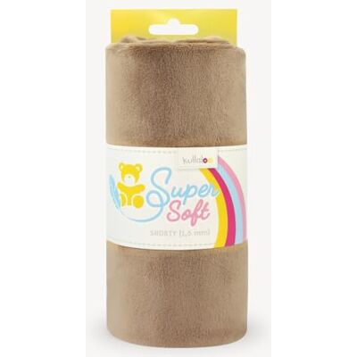 kullaloo Plüsch Stoff SuperSoft SHORTY in vielen Farben 1,5mm Florlänge, EN 71-3 & EN 71-9 Zertifiziert (taupe) kullaloo Plüsch Stoff SuperSoft SHORTY in vielen Farben 1,5mm Florlänge, EN 71-3 & EN 71-9 Zertifiziert (taupe)
