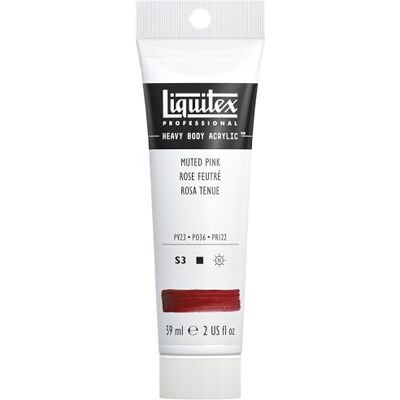 Liquitex 1040504 Professional Heavy Body Acrylfarbe in Künstlerqualität mit ausgezeichneter Lichtechtheit in buttriger Konsistenz, 59ml Tube gedämpftes Rosa Liquitex 1040504 Professional Heavy Body Acrylfarbe in Künstlerqualität mit ausgezeichneter Lichtechtheit in buttriger Konsistenz, 59ml Tube gedämpftes Rosa
