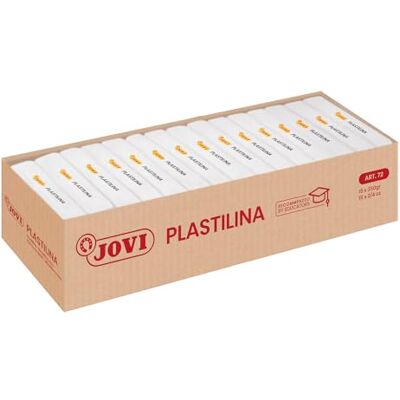 Jovi Plastilina, 15 Tabletten 350 gr, weiß-Gehäuse (7201) Jovi Plastilina, 15 Tabletten 350 gr, weiß-Gehäuse (7201)