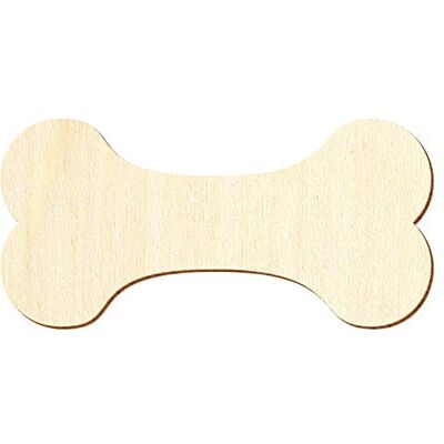 Bütic GmbH Holz Knochen Deko Basteln 3-50cm, Größe:7cm, Pack mit:50 Stück Bütic GmbH Holz Knochen Deko Basteln 3-50cm, Größe:7cm, Pack mit:50 Stück