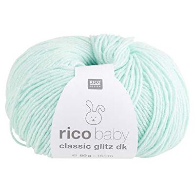 Rico Design Wolle Rico Baby Classic Glitzer DK, 50g, ca. 165m Mint Rico Design Wolle Rico Baby Classic Glitzer DK, 50g, ca. 165m Mint