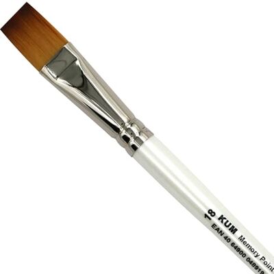 Kum Pinsel Memory Point Brush Holz flach Gr. 18 - Malpinsel Kum Pinsel Memory Point Brush Holz flach Gr. 18 - Malpinsel