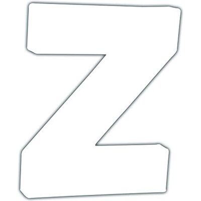 décopatch AC755Cpack 5x Buchstabe Z aus Pappmaché 1,5x10,5x12cm Weiß décopatch AC755Cpack 5x Buchstabe Z aus Pappmaché 1,5x10,5x12cm Weiß