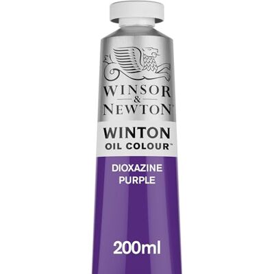 Winsor & Newton 1437229 Winton, feine hochwertige Ölfarbe 200ml Tube mit gleichmäßiger Konsistenz, Lichtbeständig, hohe Deckkraft, Reich an Farbpigmenten Dioxazin Purpur Winsor & Newton 1437229 Winton, feine hochwertige Ölfarbe 200ml Tube mit gleichmäßiger Konsistenz, Lichtbeständig, hohe Deckkraft, Reich an Farbpigmenten Dioxazin Purpur