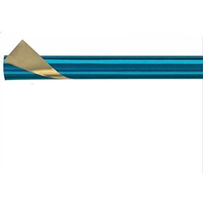 Unbekannt Alu-Bastelfolie, 10m, blau/Gold Unbekannt Alu-Bastelfolie, 10m, blau/Gold