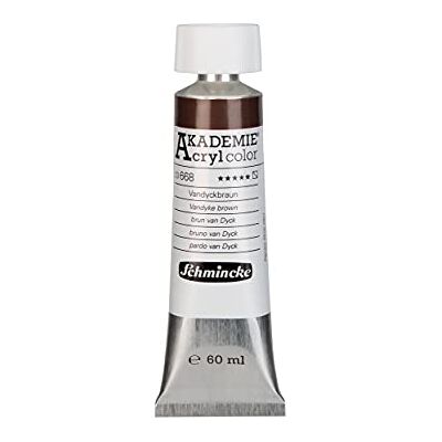 Schmincke AKADEMIE Acryl color Vandyckbraun in 60 ml-Tube, 23 668 011 Schmincke AKADEMIE Acryl color Vandyckbraun in 60 ml-Tube, 23 668 011